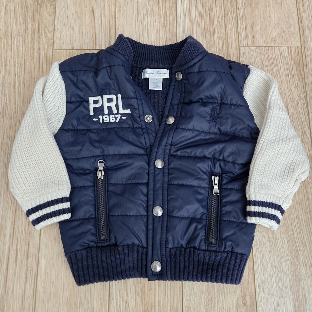 Ralph Lauren PRL 1967 Varsity Jacket – Signature Pony, Rib-Knit Trim